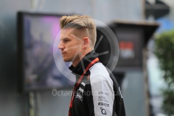 World © Octane Photographic Ltd. Sahara Force India VJM09 - Nico Hulkenberg. Sunday 29th May 2016, F1 Monaco GP Paddock, Monaco, Monte Carlo. Digital Ref : 1572CB1D8828