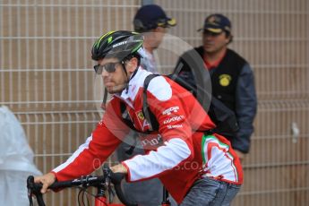 World © Octane Photographic Ltd. Scuderia Ferrari SF16-H – Sebastian Vettel. Sunday 29th May 2016, F1 Monaco GP Paddock, Monaco, Monte Carlo. Digital Ref : 1572CB1D8836