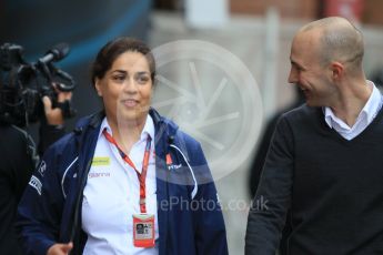 World © Octane Photographic Ltd. Sauber F1 Team Principal – Monisha Kaltenborn. Sunday 29th May 2016, F1 Monaco GP Paddock, Monaco, Monte Carlo. Digital Ref : 1572CB1D8857