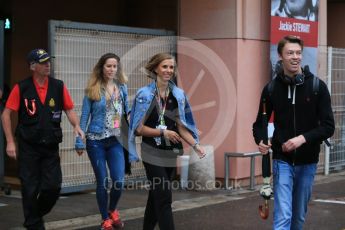 World © Octane Photographic Ltd. Red Bull Racing - Daniil Kyat and guests. Sunday 29th May 2016, F1 Monaco GP Paddock, Monaco, Monte Carlo. Digital Ref : 1572LB1D0925