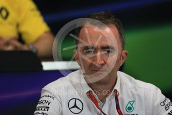 World © Octane Photographic Ltd. F1 Monaco GP FIA Team Personnel Press Conference, Monaco, Monte Carlo, Thursday 26th May 2016. Mercedes AMG Petronas Executive Director (Technical) - Paddy Lowe. Digital Ref : 1563LB1D7911