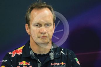 World © Octane Photographic Ltd. F1 Monaco GP FIA Team Personnel Press Conference, Monaco, Monte Carlo, Thursday 26th May 2016. Red Bull Racing Chief Engineer (Car Engineering) - Paul Monaghan. Digital Ref : 1563LB1D7964