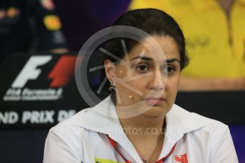 World © Octane Photographic Ltd. F1 Monaco GP FIA Team Personnel Press Conference, Monaco, Monte Carlo, Thursday 26th May 2016. Sauber F1 Team Principal - Monisha Kaltenborn. Digital Ref : 1563LB1D7987