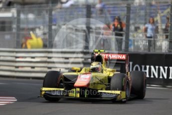 World © Octane Photographic Ltd. Pertamina Campos Racing - GP2/11 – Sean Gelael. Thursday 26th May 2016, GP2 Qualifying Group B, Monaco, Monte Carlo. Digital Ref : 1564CB1D7482