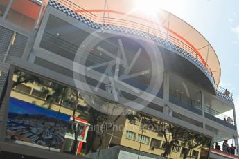 World © Octane Photographic Ltd. The New Race Control building. Friday 27th May 2016, GP2 Race 1, Monaco, Monte Carlo. Digital Ref :1566CB1D7683
