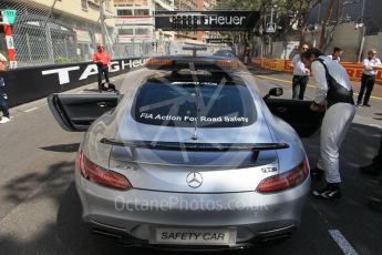 World © Octane Photographic Ltd. Mercedes AMG GT Safety Car. Friday 27th May 2016, GP2 Race 1, Monaco, Monte Carlo. Digital Ref :1566CB1D7699