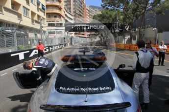 World © Octane Photographic Ltd. Mercedes AMG GT Safety Car. Friday 27th May 2016, GP2 Race 1, Monaco, Monte Carlo. Digital Ref :1566CB1D7703
