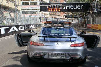 World © Octane Photographic Ltd. Mercedes AMG GT Safety Car. Friday 27th May 2016, GP2 Race 1, Monaco, Monte Carlo. Digital Ref :1566CB1D7798