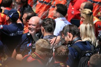 World © Octane Photographic Ltd. Russian Time celebrating Artem Markelov's win. Friday 27th May 2016, GP2 Race 1 parc ferme, Monaco, Monte Carlo. Digital Ref :1566CB1D8782