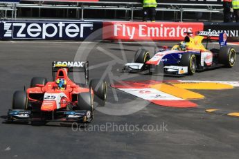 World © Octane Photographic Ltd. Arden International - GP2/11 – Jimmy Eriksson and Trident –Philo Paz Armand. Friday 27th May 2016, GP2 Race 1, Monaco, Monte Carlo. Digital Ref :1566CB7D1543