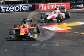 World © Octane Photographic Ltd. Racing Engineering - GP2/11 – Norman Nato and ART Grand Prix – Sergey Sirotkin. Friday 27th May 2016, GP2 Race 1 1st lap, Monaco, Monte Carlo. Digital Ref :1566CB7D1573