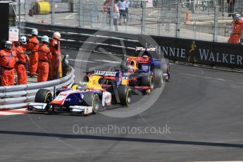 World © Octane Photographic Ltd. Trident - GP2/11 –Philo Paz Armand, Prema Racing – Pierre Gasly and Carlin - Sergio Canamasas. Friday 27th May 2016, GP2 Race 1, Monaco, Monte Carlo. Digital Ref :