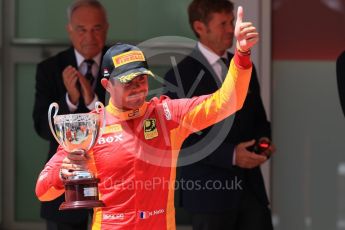 World © Octane Photographic Ltd. Racing Engineering - Norman Nato (2nd). Friday 27th May 2016, GP2 Race 1 Podium, Monaco, Monte Carlo. Digital Ref :1566CB7D1694