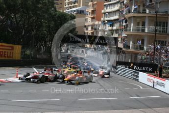 World © Octane Photographic Ltd. ART Grand Prix - GP2/11 – Sergey Sirotkin. Friday 27th May 2016, GP2 Race 1 start, Monaco, Monte Carlo. Digital Ref :1566LB1D8637