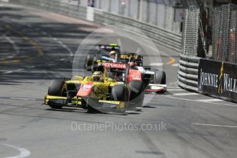 World © Octane Photographic Ltd. Pertamina Campos Racing - GP2/11 – Sean Gelael and MP Motorsport – Daniel de Jong. Friday 27th May 2016, GP2 Race 1, Monaco, Monte Carlo. Digital Ref :1566LB5D8054