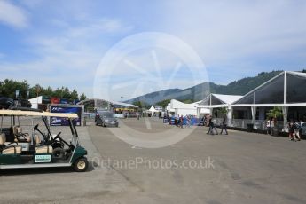 World © Octane Photographic Ltd. West loop of the old Osterreichring circuit - the modern "F1 Village" sits on top of the old Hella-light chicane. Thursday 30th June 2016, F1 Austrian GP, Red Bull Ring, Spielberg, Austria. Digital Ref : 1597CB5D2435