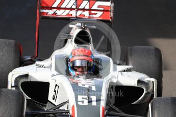 World © Octane Photographic Ltd. Haas F1 Team VF-16 Development driver - Santino Ferrucci. Wednesday 13th July 2016, F1 In-season testing, Silverstone UK. Digital Ref :1633LB1D8050