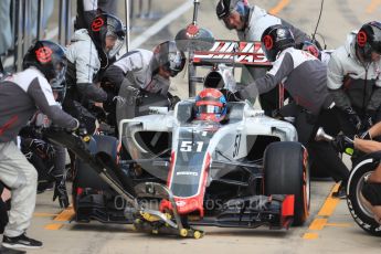 World © Octane Photographic Ltd. Haas F1 Team VF-16 Development driver - Santino Ferrucci. Wednesday 13th July 2016, F1 In-season testing, Silverstone UK. Digital Ref :1633LB1D8075