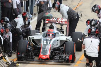 World © Octane Photographic Ltd. Haas F1 Team VF-16 Development driver - Santino Ferrucci. Wednesday 13th July 2016, F1 In-season testing, Silverstone UK. Digital Ref :1633LB1D8150