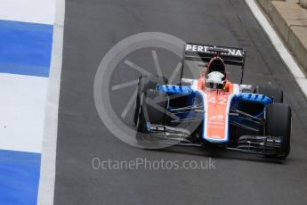 World © Octane Photographic Ltd. Manor Racing MRT05 – Jordan King. Wednesday 13th July 2016, F1 In-season testing, Silverstone UK. Digital Ref :1633LB1D8211