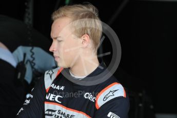 World © Octane Photographic Ltd. Sahara Force India VJM09 - Nikita Mazepin. Wednesday 13th July 2016, F1 In-season testing, Silverstone UK. Digital Ref :1633LB1D8324
