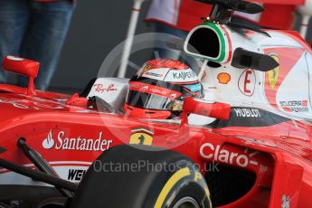World © Octane Photographic Ltd. Scuderia Ferrari SF16-H – Kimi Raikkonen. Wednesday 13th July 2016, F1 In-season testing, Silverstone UK. Digital Ref :1633LB1D8405