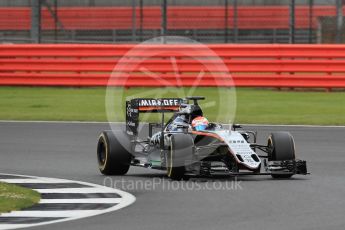 World © Octane Photographic Ltd. Sahara Force India VJM09 - Nikita Mazepin. Wednesday 13th July 2016, F1 In-season testing, Silverstone UK. Digital Ref :1633LB1D8491