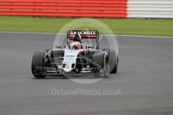 World © Octane Photographic Ltd. Sahara Force India VJM09 - Nikita Mazepin. Wednesday 13th July 2016, F1 In-season testing, Silverstone UK. Digital Ref :1633LB1D8497