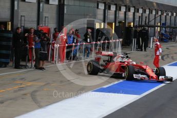 World © Octane Photographic Ltd. Scuderia Ferrari SF16-H – Kimi Raikkonen. Wednesday 13th July 2016, F1 In-season testing, Silverstone UK. Digital Ref :1633LB1D9837
