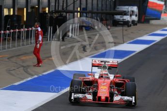 World © Octane Photographic Ltd. Scuderia Ferrari SF16-H – Kimi Raikkonen. Wednesday 13th July 2016, F1 In-season testing, Silverstone UK. Digital Ref :1633LB1D9841