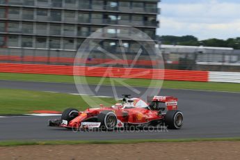 World © Octane Photographic Ltd. Scuderia Ferrari SF16-H – Kimi Raikkonen. Wednesday 13th July 2016, F1 In-season testing, Silverstone UK. Digital Ref :1633LB1D9939