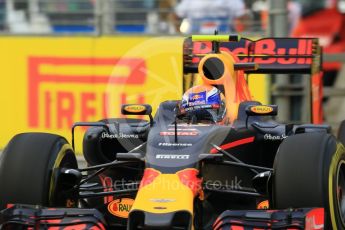 World © Octane Photographic Ltd. Red Bull Racing RB12 – Max Verstappen. Saturday 17th September 2016, F1 Singapore GP Practice 3, Marina Bay Circuit, Singapore. Digital Ref : 1720CB1D6195