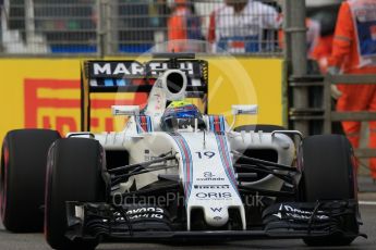 World © Octane Photographic Ltd. Williams Martini Racing, Williams Mercedes FW38 – Felipe Massa. Saturday 17th September 2016, F1 Singapore GP Practice 3, Marina Bay Circuit, Singapore. Digital Ref : 1720CB1D6199