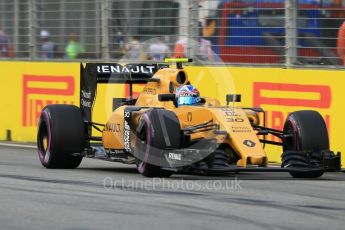 World © Octane Photographic Ltd. Renault Sport F1 Team RS16 – Jolyon Palmer. Saturday 17th September 2016, F1 Singapore GP Practice 3, Marina Bay Circuit, Singapore. Digital Ref : 1720CB1D6228