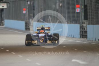 World © Octane Photographic Ltd. Sauber F1 Team C35 – Felipe Nasr. Saturday 17th September 2016, F1 Singapore GP Practice 3, Marina Bay Circuit, Singapore. Digital Ref : 1720CB1D6454