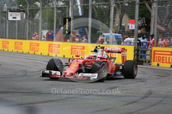 World © Octane Photographic Ltd. Scuderia Ferrari SF16-H – Kimi Raikkonen. Saturday 17th September 2016, F1 Singapore GP Practice 3, Marina Bay Circuit, Singapore. Digital Ref : 1720CB5D5829