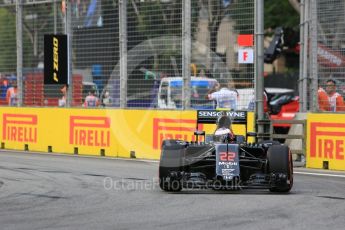 World © Octane Photographic Ltd. McLaren Honda MP4-31 – Jenson Button. Saturday 17th September 2016, F1 Singapore GP Practice 3, Marina Bay Circuit, Singapore. Digital Ref : 1720CB5D5837
