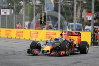 World © Octane Photographic Ltd. Red Bull Racing RB12 – Max Verstappen. Saturday 17th September 2016, F1 Singapore GP Practice 3, Marina Bay Circuit, Singapore. Digital Ref : 1720CB5D5895