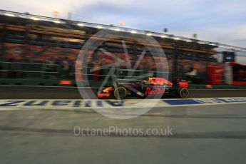 World © Octane Photographic Ltd. Red Bull Racing RB12 – Max Verstappen. Saturday 17th September 2016, F1 Singapore GP Practice 3, Marina Bay Circuit, Singapore. Digital Ref : 1720LB2D0132