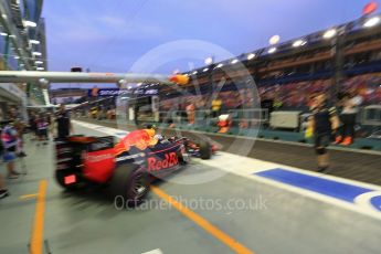 World © Octane Photographic Ltd. Red Bull Racing RB12 – Max Verstappen. Saturday 17th September 2016, F1 Singapore GP Practice 3, Marina Bay Circuit, Singapore. Digital Ref : 1720LB2D0304