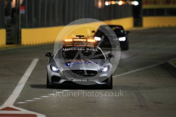 World © Octane Photographic Ltd. Mercedes AMG GT-S Safety car. Saturday 17th September 2016, F1 Singapore GP Qualifying, Marina Bay Circuit, Singapore. Digital Ref :1721CB1D6551