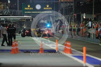 World © Octane Photographic Ltd. Renault Sport F1 Team RS16 - Kevin Magnussen. Saturday 17th September 2016, F1 Singapore GP Qualifying, Marina Bay Circuit, Singapore. Digital Ref :1721CB1D6588