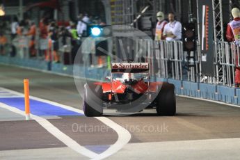 World © Octane Photographic Ltd. Scuderia Ferrari SF16-H – Sebastian Vettel. Saturday 17th September 2016, F1 Singapore GP Qualifying, Marina Bay Circuit, Singapore. Digital Ref :1721CB1D6906