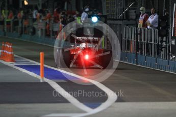 World © Octane Photographic Ltd. Scuderia Ferrari SF16-H – Sebastian Vettel. Saturday 17th September 2016, F1 Singapore GP Qualifying, Marina Bay Circuit, Singapore. Digital Ref :1721CB1D6909