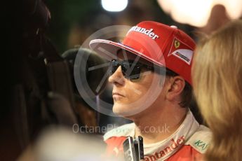 World © Octane Photographic Ltd. Scuderia Ferrari SF16-H – Kimi Raikkonen. Saturday 17th September 2016, F1 Singapore GP Qualifying, Marina Bay Circuit, Singapore. Digital Ref :1721CB1D7004