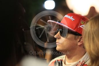 World © Octane Photographic Ltd. Scuderia Ferrari SF16-H – Kimi Raikkonen. Saturday 17th September 2016, F1 Singapore GP Qualifying, Marina Bay Circuit, Singapore. Digital Ref :1721CB1D7007
