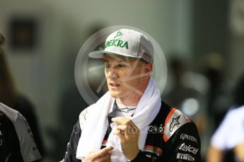 World © Octane Photographic Ltd. Sahara Force India VJM09 - Nico Hulkenberg. Saturday 17th September 2016, F1 Singapore GP Qualifying, Marina Bay Circuit, Singapore. Digital Ref :1721CB5D6031