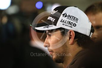 World © Octane Photographic Ltd. Sahara Force India VJM09 - Sergio Perez. Saturday 17th September 2016, F1 Singapore GP Qualifying, Marina Bay Circuit, Singapore. Digital Ref :1721CB5D6070