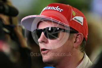 World © Octane Photographic Ltd. Scuderia Ferrari SF16-H – Kimi Raikkonen. Saturday 17th September 2016, F1 Singapore GP Qualifying, Marina Bay Circuit, Singapore. Digital Ref :1721CB5D6078