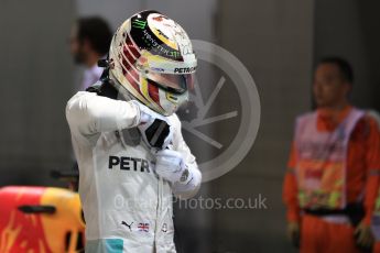 World © Octane Photographic Ltd. Mercedes AMG Petronas W07 Hybrid – Lewis Hamilton. Saturday 17th September 2016, F1 Singapore GP Qualifying, Marina Bay Circuit, Singapore. Digital Ref :1721LB1D0854